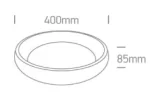 PLAFONIERA RING LED 30W 62134N NEGRU