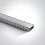 Profil LED Aparent 2m 17.2mm Aluminiu Silver cu Dispersor Opal 101AL