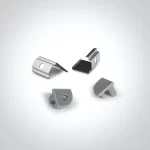 Profil LED Colt Aparent 2m 16x16mm Aluminiu cu Dispersor Opal Alb - 7908A