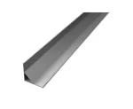Profil LED Colt Aparent 2m 16x16mm Aluminiu Silver cu Dispersor Opal Alb - LP202