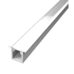 Profil LED Incastrat 2m 11mm Aluminiu Alb cu Dispersor Opal LP602W