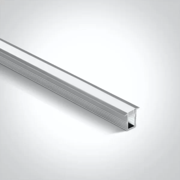 Profil LED Incastrat 2m 13mm Aluminiu cu Dispersor Opal - 7901R
