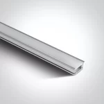 Profil LED Incastrat Pardoseala IP67 2m 27mm Aluminiu cu Dispersor Opal - 7914R