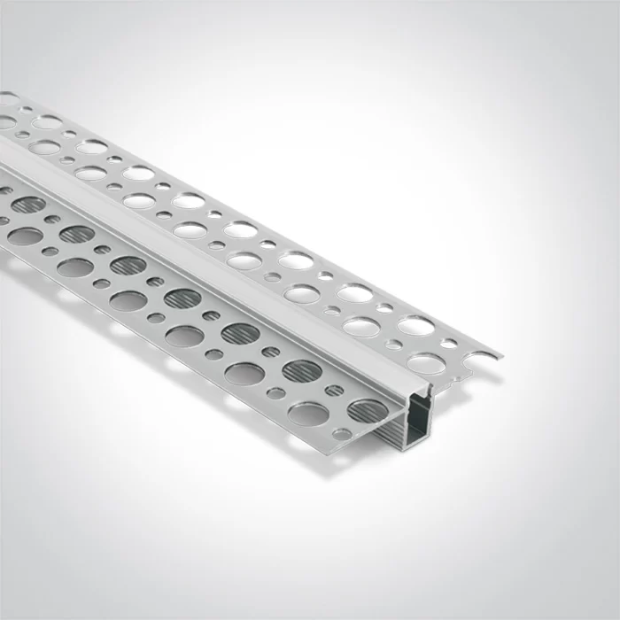 Profil LED Incastrat Trimless Rigips 2m 8mm Aluminiu Ultraslim cu Dispersor Opal- 7900TR Profil LED Incastrat Trimless Rigips 2m 8mm Aluminiu Ultraslim cu Dispersor Opal- 7900TR