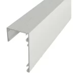 Profil LED Perdea 2m Aluminiu Alb Decor Line cu Dispersor Opal LP408W