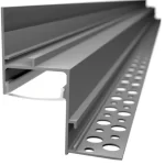 Profil LED Scafa Trimless Wall Glow Aluminiu cu Dispersor Opal 2m- 503