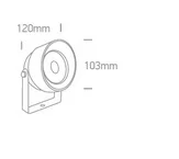 PROIECTOR EXTERIOR LED SPOT ROUND 11W IP65 67488B
