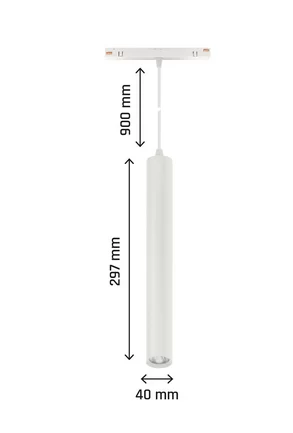 SHIFT MAGNETIC LED 12W HANG TUBE 3000K 48V