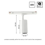 SHIFT MAGNETIC SPOT 6W LED 3000K