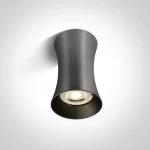 Spot Aparent Interior GU10 10W Decorative Dark Light, Alama/Alb/Gri