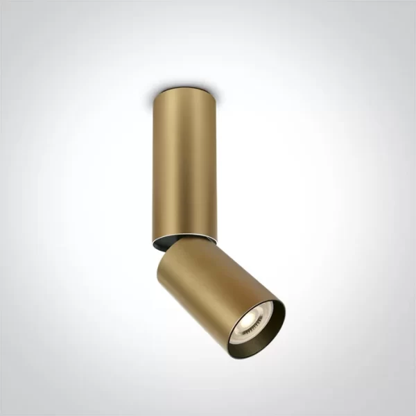 Spot Aparent Interior GU10, Brass, Orientabil