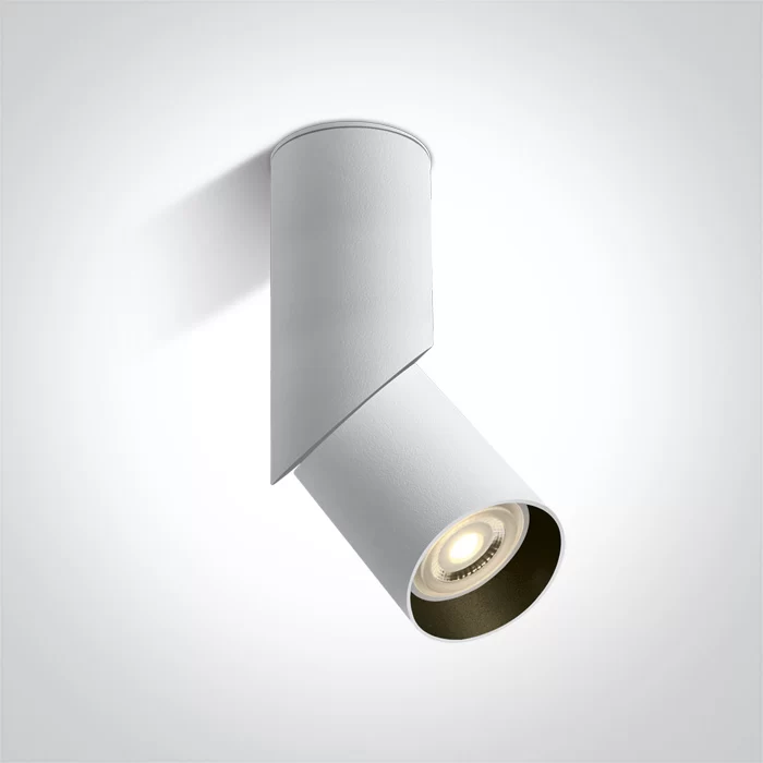 Spot Aparent Interior GU10 Directional, Alb Mat, Orientabil Spot Aparent Interior GU10 Directional, Alb Mat, Orientabil