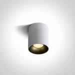 Spot Aparent Interior LED 12W Cylinder Dark, Alb