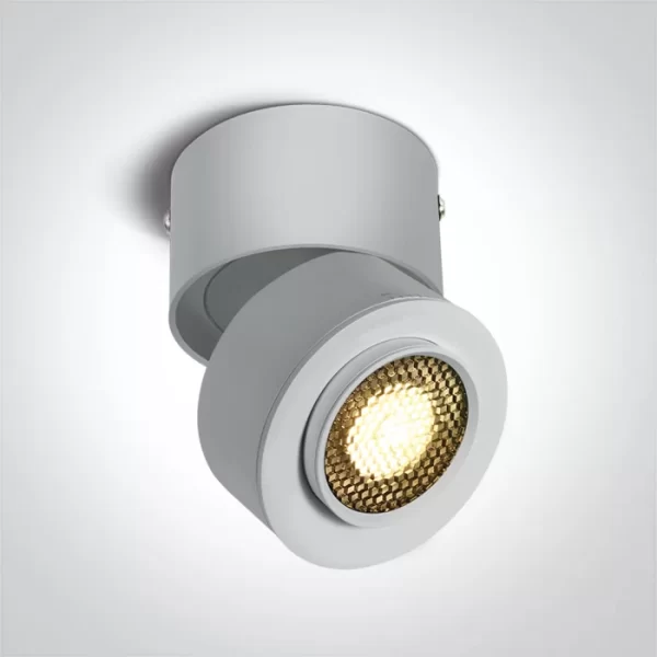 Spot Aparent Interior LED 15W Display, Alb, Directionabil Dual, Honeycomb