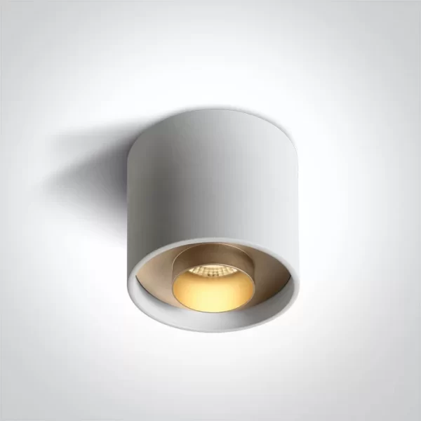 Spot Aparent Interior LED 22W Rotund, Alb, 1540lm, CRI>97