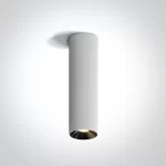 Spot Aparent Interior LED 24W Cylinder, Alb