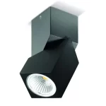 Spot Aparent Interior LED 7W Dippy, Negru, Orientabil 90°