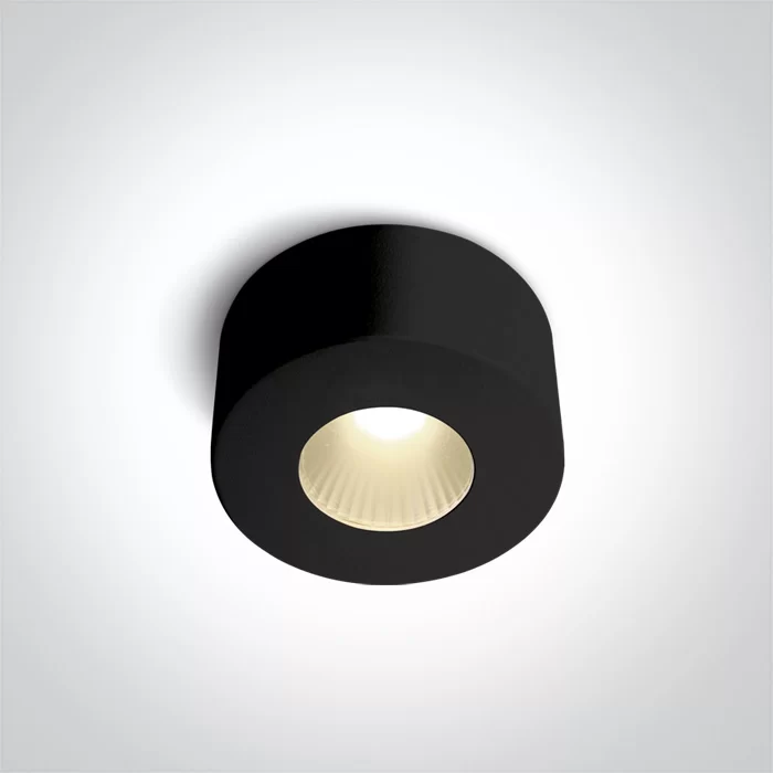 Spot Aparent Interior LED 7W, Negru, COB Spot Aparent Interior LED 7W, Negru, COB