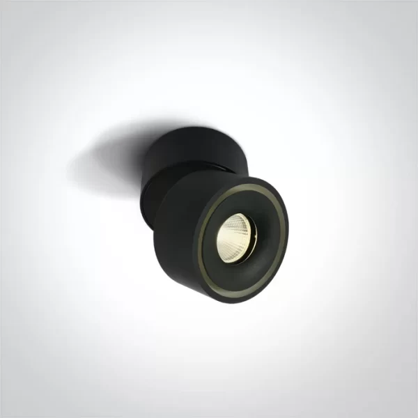 Spot Aparent Interior LED 8W Display, Negru, Directionabil Dual, Honeycomb