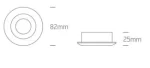 SPOT INCASTRAT BEC LED 10W ALB ORIENTABIL 11105U