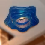 SPOT INCASTRAT BEC LED 10W BLUE FLOWER