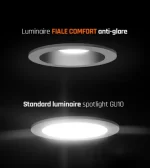 SPOT INCASTRAT BEC LED 10W FIALE CONFORT ORIENTABIL