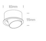 SPOT INCASTRAT BEC LED 10W ORIENTABIL ALB 11105D8