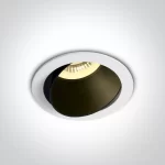 SPOT INCASTRAT BEC LED 10W ORIENTABIL ALB-NEGRU 11105M