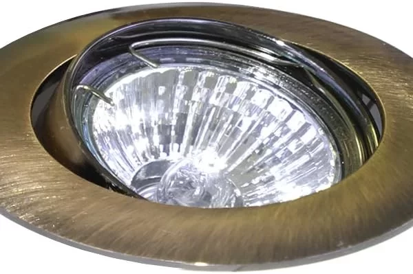 SPOT INCASTRAT BEC LED 10W ORIENTABIL ANTIQUE BRASS