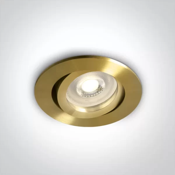 SPOT INCASTRAT BEC LED 10W ORIENTABIL BRASS 11105A1