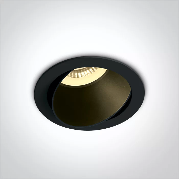 SPOT INCASTRAT BEC LED 10W ORIENTABIL NEGRU 11105M SPOT INCASTRAT BEC LED 10W ORIENTABIL NEGRU 11105M