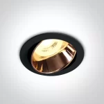 SPOT INCASTRAT BEC LED 10W ORIENTABIL NEGRU-CUPRU 11105M