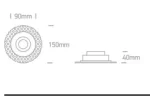 SPOT INCASTRAT BEC LED 10W TRIMLESS ORIENTABIL 11105UTR