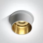 SPOT INCASTRAT BEC LED 10W WHITE-BRASS 10105D9