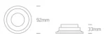 SPOT INCASTRAT BEC LED 10W WHITE IP65 10105R2