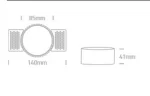 SPOT INCASTRAT BEC LED 10W WHITE TRIMLESS 10105RM