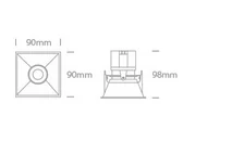 SPOT INCASTRAT LED 11W ORIENTABIL WHITE IP20 51111C