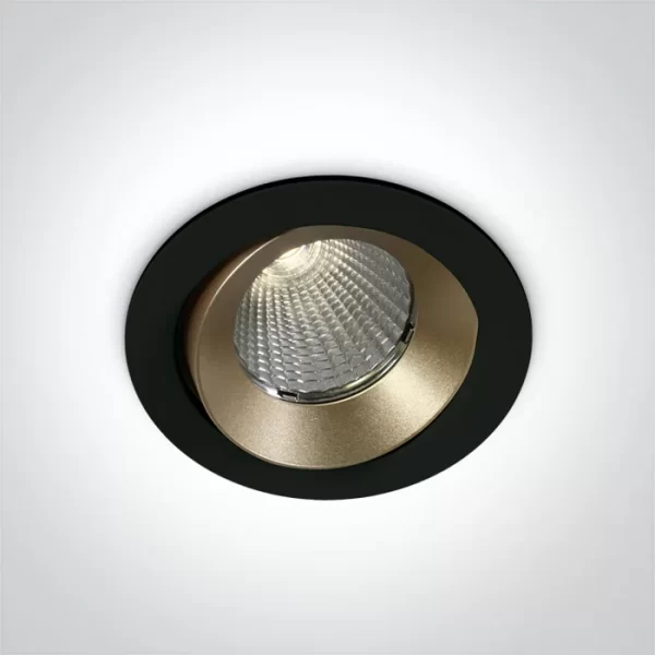 SPOT INCASTRAT LED 12W AJUSTABIL IP65 BLACK 11112P