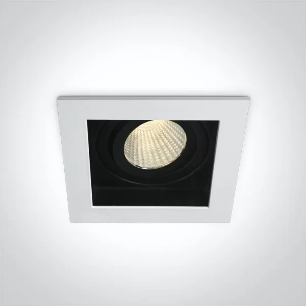 SPOT INCASTRAT LED 12W PATRAT ORIENTABIL 51112E