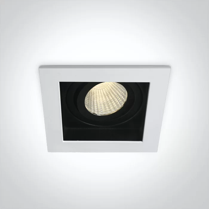 SPOT INCASTRAT LED 12W PATRAT ORIENTABIL 51112E SPOT INCASTRAT LED 12W PATRAT ORIENTABIL 51112E