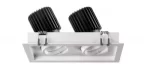 SPOT INCASTRAT LED 2x15W SHOP IP20 BLACK