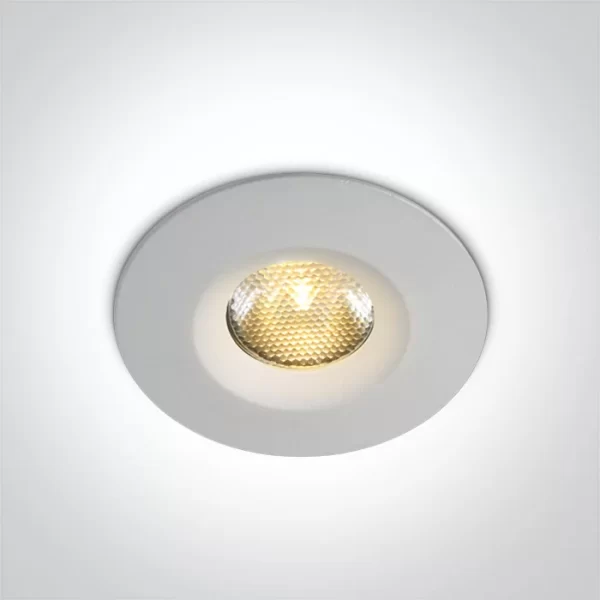 SPOT INCASTRAT LED 3W MINI ALB IP65 10103M/WW