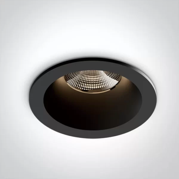 SPOT INCASTRAT LED 6,5W IP65 CCTV 10107WP BLACK