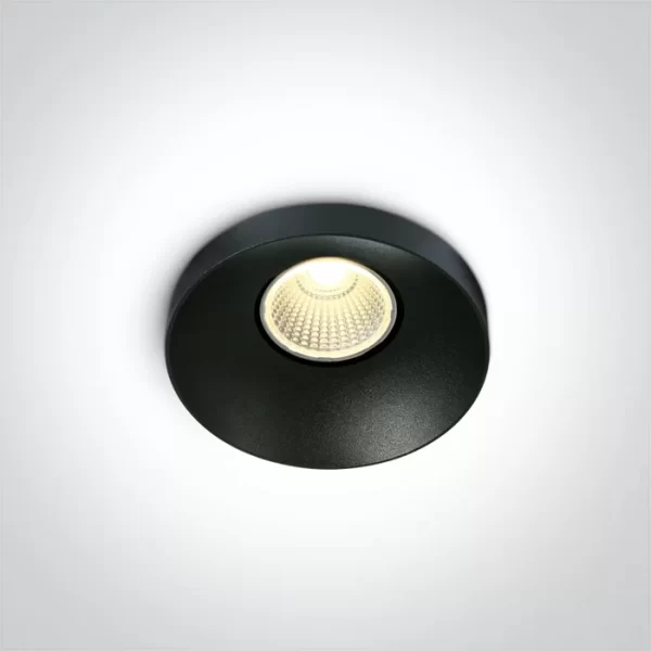 SPOT INCASTRAT LED 8W FIX BLACK 10108R