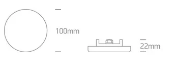 SPOT INCASTRAT LED 8W IP65 FRAMELESS 10108CF 4000K