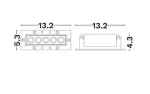 SPOT INCASTRAT LED 8W MULTILED TRIMLESS WHITE