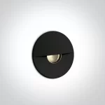SPOT SCARA LED 1W ROTUND 68070 BLACK IP65