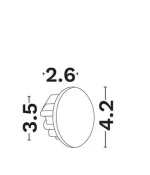 Spot Scara LED 3W Atrium Alb Round 9844043 IP20