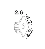 Spot Scara LED 3W Atrium Alb Square 9232243 IP20