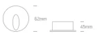 SPOT SCARA LED 3W INCASTRAT BLACK 68030